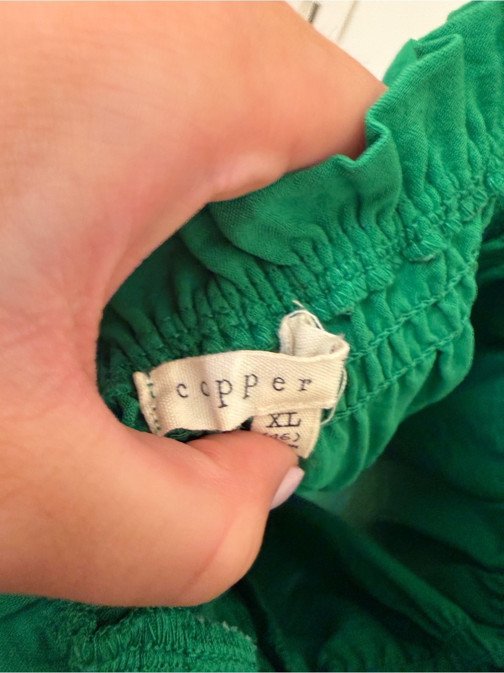 Copper Key Green Ruffled Strap Girls Top - Picture 3 of 3